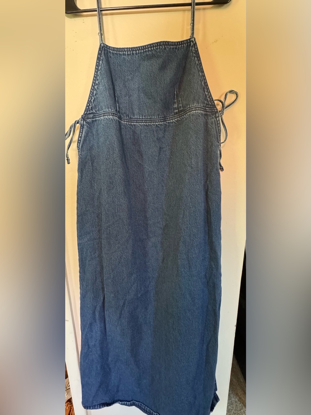 American Eagle Outfitters Denim Maxi Dress Sz L
